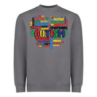 Storm autism heart Heavyweight Sweatshirt - MaliasSmallBusiness