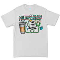 Dove Grey nursing İn my heart Premium Tee - CowhideDigitalArt