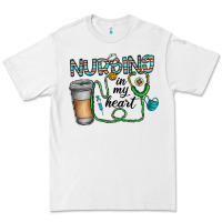 White nursing İn my heart Premium Tee - CowhideDigitalArt