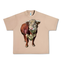 Burro hereford bull face Urban Heavy Tee - LillyAllenDesigns