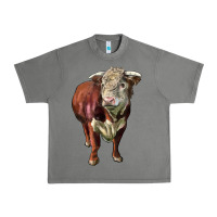 Tornado hereford bull face Urban Heavy Tee - LillyAllenDesigns