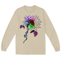 Mushroom Autism be kind Long Sleeve Tee - NancyCooperArtShop
