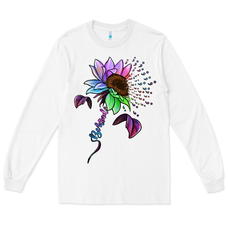 Autism Be Kind Long Sleeve Tee by NancyCooperArtShop | Teevron