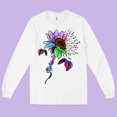 Autism Be Kind Long Sleeve Tee Designed By Nancycooperartshop