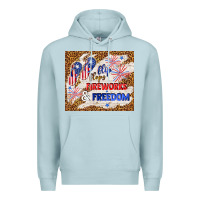 Blue Mist flip flops fireworks & freedom 4th of july Premium Hoodie - TumblerDesignByShophia
