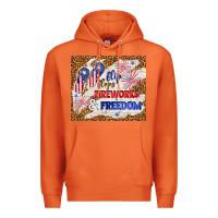 Carrot flip flops fireworks & freedom 4th of july Premium Hoodie - TumblerDesignByShophia