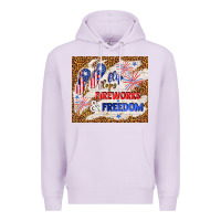 Lilac flip flops fireworks & freedom 4th of july Premium Hoodie - TumblerDesignByShophia