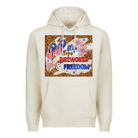 Oatmeal Heather flip flops fireworks & freedom 4th of july Premium Hoodie - TumblerDesignByShophia
