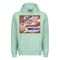 Seafoam flip flops fireworks & freedom 4th of july Premium Hoodie - TumblerDesignByShophia