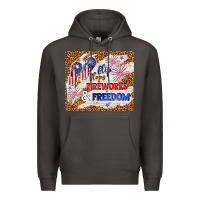 Smoke flip flops fireworks & freedom 4th of july Premium Hoodie - TumblerDesignByShophia