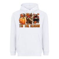 White Tis' the season Football and maroon helmet Heavyweight Hoodie - NancyCooperArtShop