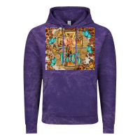Cloud Purple faith cross Vintage Hoodie - BarkalooDesign