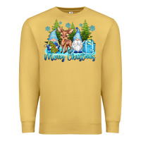 Antique Gold merry christmas gnomes Premium Sweatshirt - texasbilliewilder