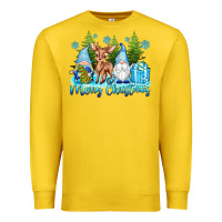 Lemon merry christmas gnomes Premium Sweatshirt - texasbilliewilder