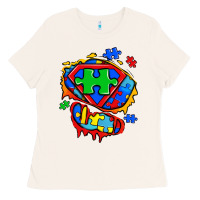 Bone autism superhero ripped tshirt Ladies Tee - Zillion Design Studio