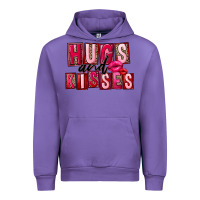 Tulip Hugs and kisses Valentine's Day Urban Hoodie - FaDigitalArtStudio