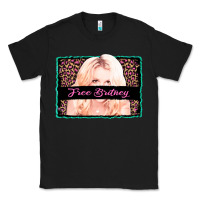 Black free britney leopard glitter Classic Tee - AdoDesignShop
