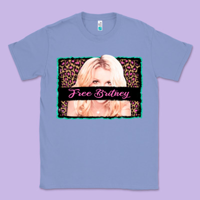 Free Britney Leopard Glitter Classic Tee Designed By Adodesignshop