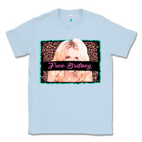 Dusty Blue free britney leopard glitter Classic Tee - AdoDesignShop