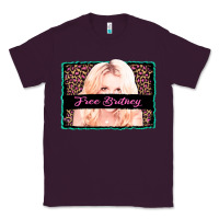 Plum free britney leopard glitter Classic Tee - AdoDesignShop