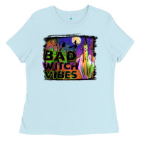 Baby Blue bad witch vibes Ladies Tee - JahusDesignShop