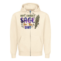 Sandshell not enough  sage for this shit Zipper Hoodie - Artiststas