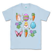 Dusty Blue easter elementary Classic Tee - MaliasSmallBusiness