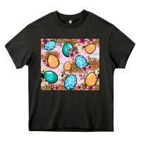 Asphalt Easter eggs cowhide leopard tumbler Easter Day Heavy Core Tee - Neo Western