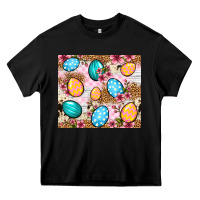 Black Easter eggs cowhide leopard tumbler Easter Day Heavy Core Tee - Neo Western