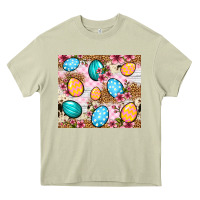 Mossy Easter eggs cowhide leopard tumbler Easter Day Heavy Core Tee - Neo Western