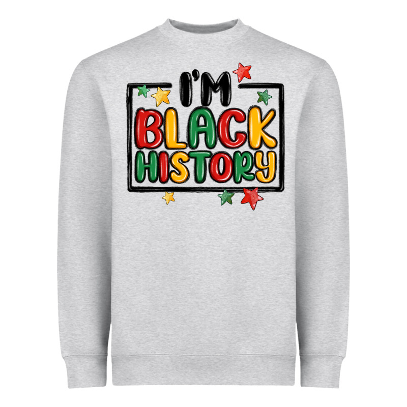 I'm Black History Heavyweight Sweatshirt by MaliasSmallBusiness | Teevron