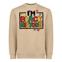 Mushroom i'm black history Heavyweight Sweatshirt - MaliasSmallBusiness