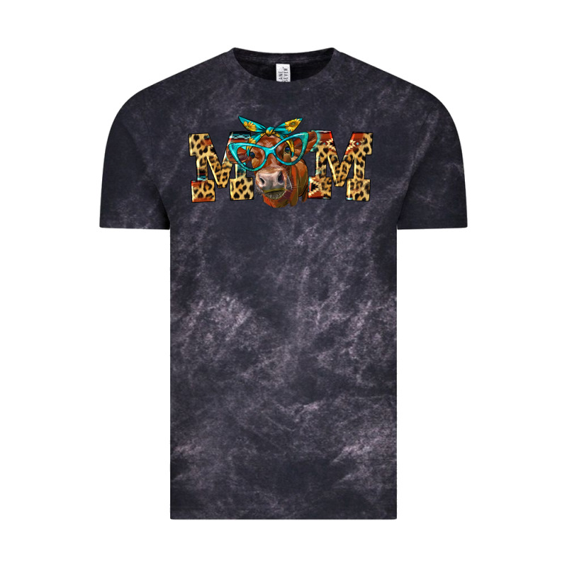 Western Mom Red Angus Cow Vintage Tee by LillyAllenDesigns | Teevron