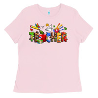 Bubblegum Pink autism teacher Ladies Tee - Zillion Design Studio