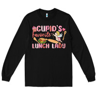 Black cupid's favorite lunch lady Long Sleeve Tee - MaliasSmallBusiness