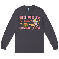 Smoke cupid's favorite lunch lady Long Sleeve Tee - MaliasSmallBusiness