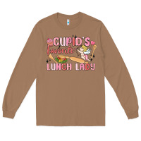 Toasted Coconut cupid's favorite lunch lady Long Sleeve Tee - MaliasSmallBusiness