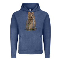 Vintage Denim Quokka Vintage Hoodie - LillyAllenDesigns