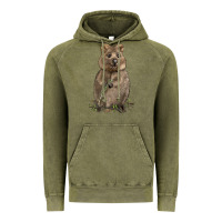 Vintage Olive Quokka Vintage Hoodie - LillyAllenDesigns