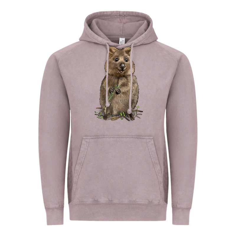 Quokka Vintage Hoodie by LillyAllenDesigns | Teevron