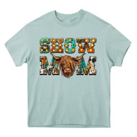 Arona show mom scottish cattle Heavy Core Tee - BarkalooDesign