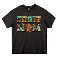 Asphalt show mom scottish cattle Heavy Core Tee - BarkalooDesign
