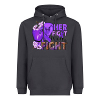 Smoke Her fight is our fight purple ribbon Heavyweight Hoodie - NancyCooperArtShop