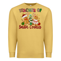 Antique Gold Teacher of smart cookies Premium Sweatshirt - texasbilliewilder