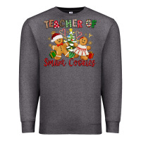Charcoal Heather Teacher of smart cookies Premium Sweatshirt - texasbilliewilder