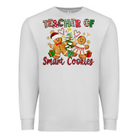 Dove Grey Teacher of smart cookies Premium Sweatshirt - texasbilliewilder