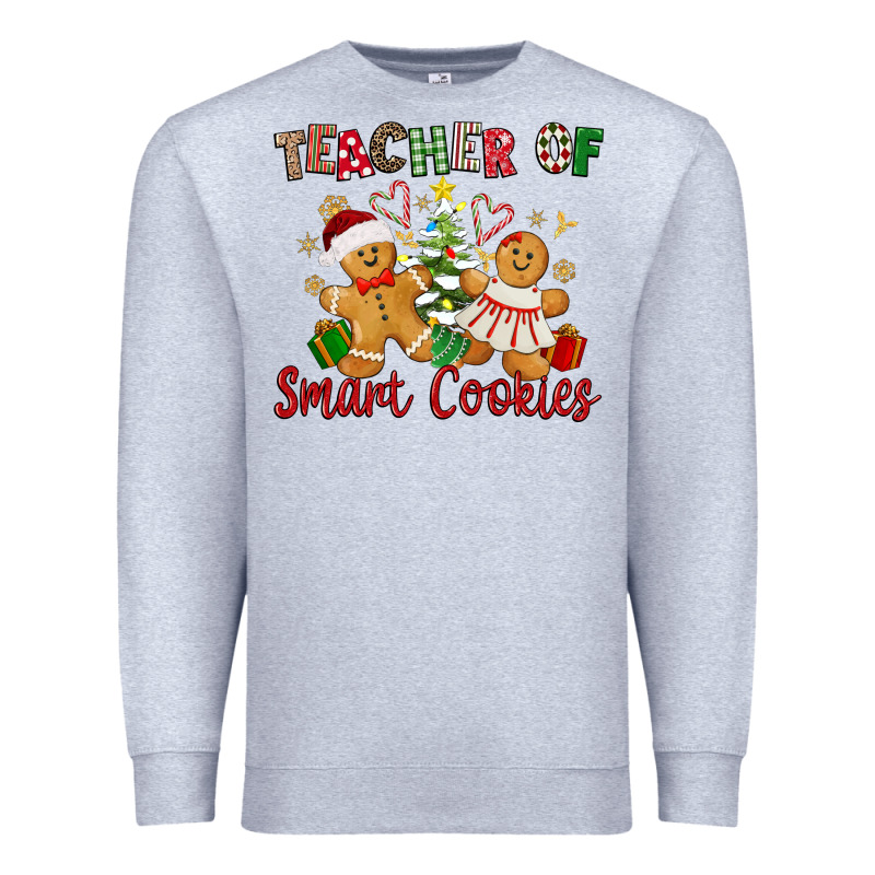 Teacher Of Smart Cookies Premium Sweatshirt by texasbilliewilder | Teevron