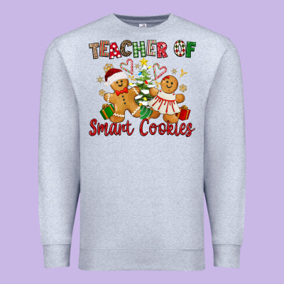 Teacher Of Smart Cookies Premium Sweatshirt Designed By Texasbilliewilder