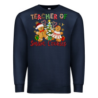 Navy Teacher of smart cookies Premium Sweatshirt - texasbilliewilder