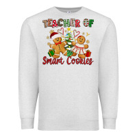 Oatmeal Heather Teacher of smart cookies Premium Sweatshirt - texasbilliewilder